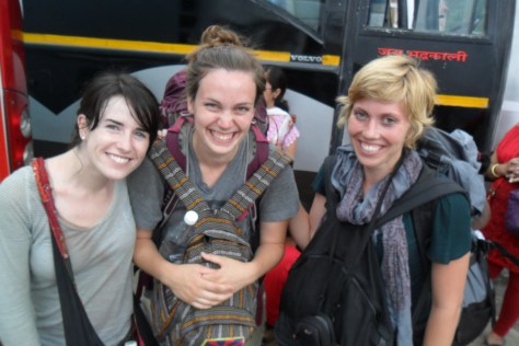 Boarding the Bus to Delhi